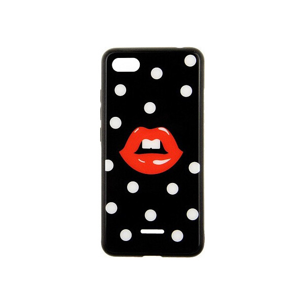 

Чехол-накладка TOTO Cartoon Print Glass Case Xiaomi Redmi 6A Red Lips'