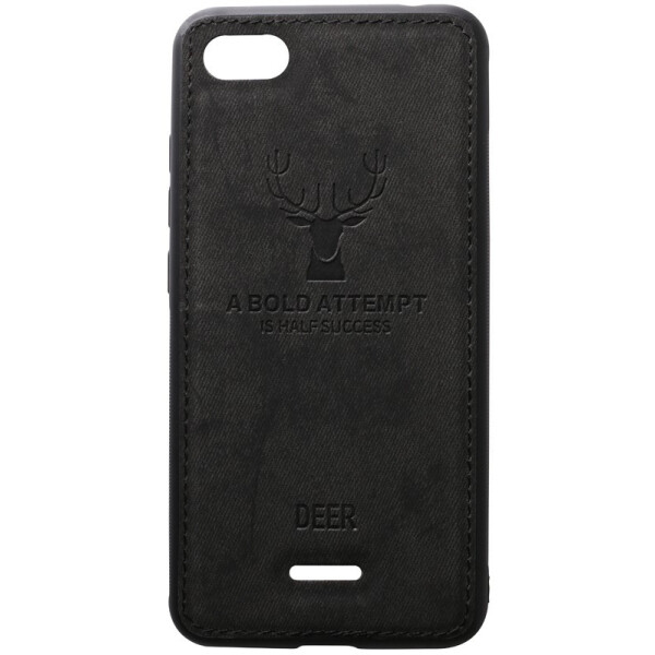 

Чехол-накладка TOTO Deer Shell With Leather Effect Case Xiaomi Redmi 6A Black