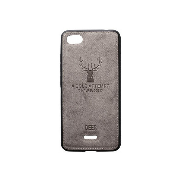 

Чехол-накладка TOTO Deer Shell With Leather Effect Case Xiaomi Redmi 6A Grey'