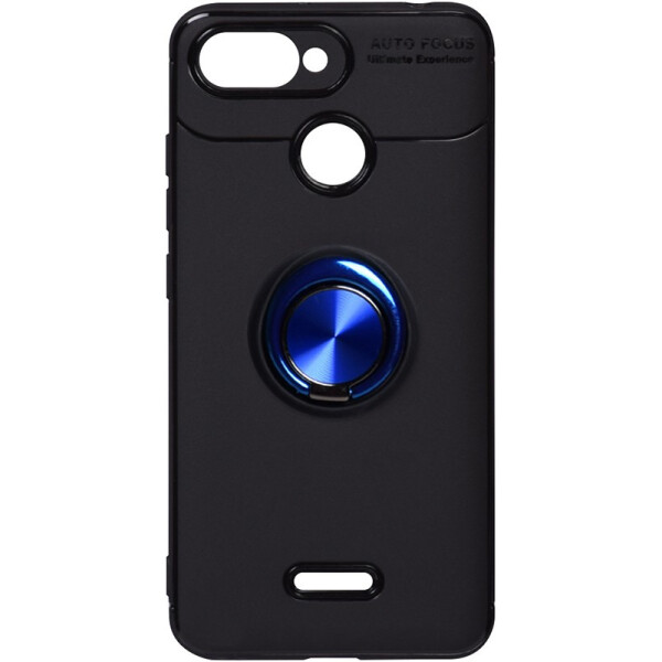 

Чехол-накладка TOTO Car Magnetic Ring TPU Case Xiaomi Redmi 6A Black/Blue