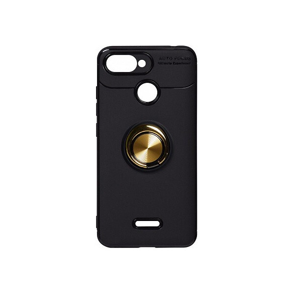 

Чехол-накладка TOTO Car Magnetic Ring TPU Case Xiaomi Redmi 6A Black/Gold'