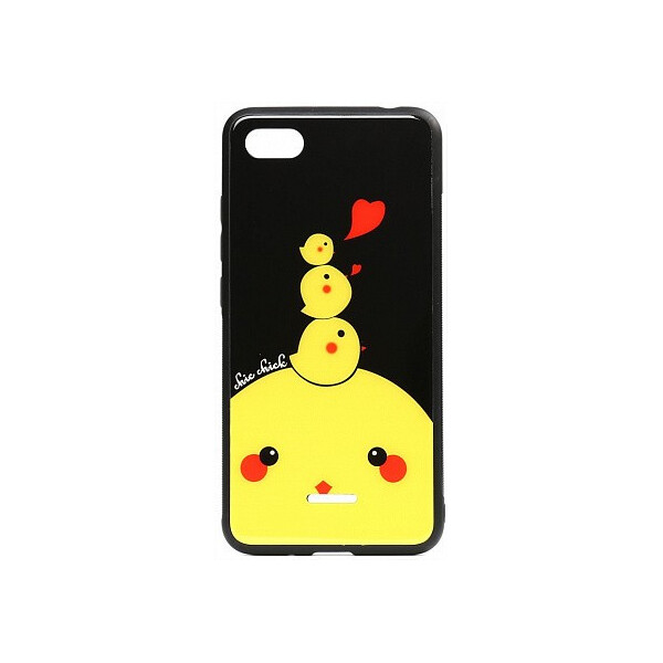 

Чехол-накладка TOTO Cartoon Print Glass Case Xiaomi Redmi 6A Chicken Chick'
