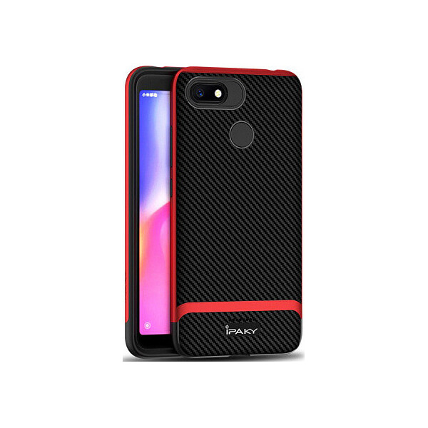 

Чехол-накладка Ipaky Bumblebee Series/PC Frame With TPU Case Xiaomi Redmi 6A Red'