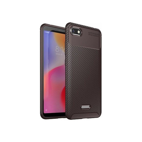 

Чехол-накладка TOTO TPU Carbon Fiber 1,5mm Case Xiaomi Redmi 6A Coffee'