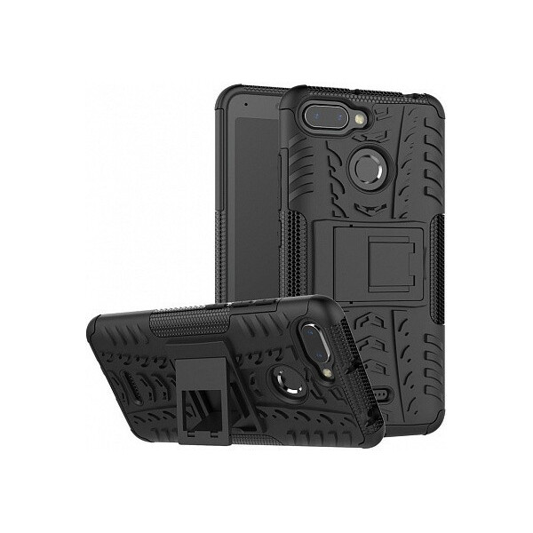 

Чехол-накладка TOTO Dazzle Kickstand 2 in 1 Case Xiaomi Redmi 6/6A Black'