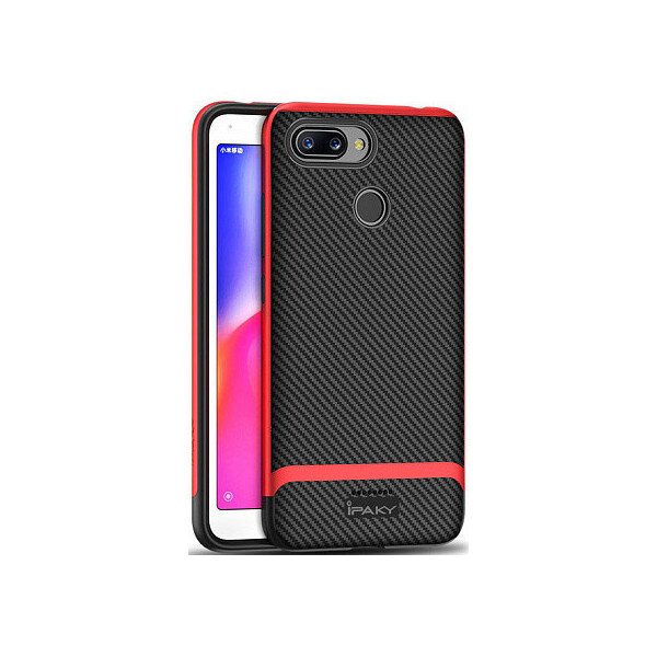

Чехол-накладка Ipaky Bumblebee Series/PC Frame With TPU Case Xiaomi Redmi 6 Red'