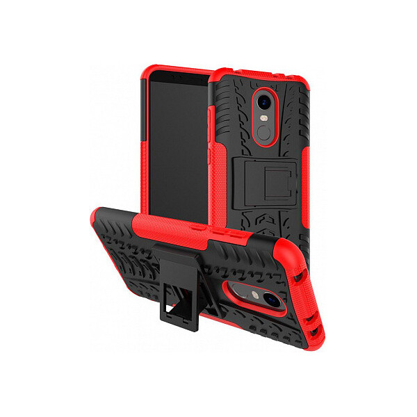 

Чехол-накладка TOTO Dazzle Kickstand 2 in 1 Case Xiaomi Redmi 5 Plus Red'
