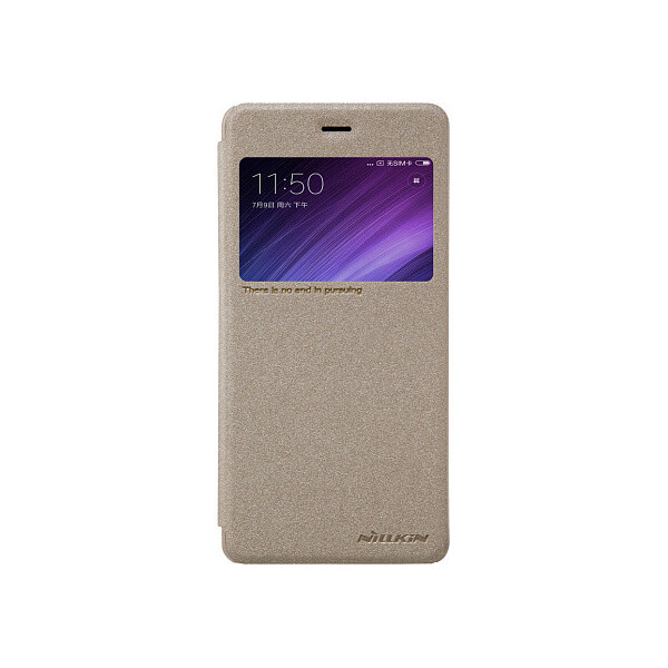 

Чехол-книжка Nillkin Sparkle case Xiaomi Redmi 4 Prime Gold'
