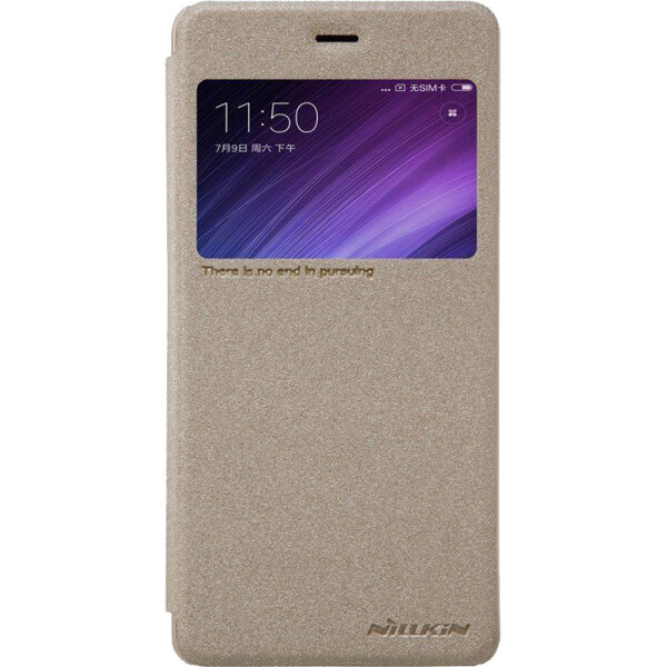 

Чехол-книжка Nillkin Sparkle case Xiaomi Redmi 4 Gold