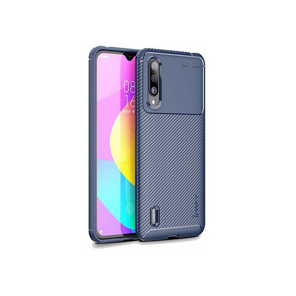 

Чехол-накладка Ipaky Carbon Fiber Series/Soft TPU Case Xiaomi Mi A3/Mi CC9e Navy Blue'