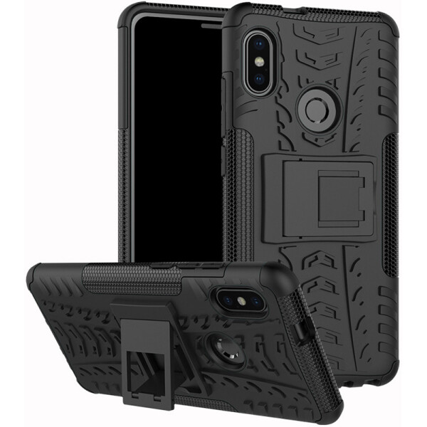 

Чехол-накладка TOTO Dazzle Kickstand 2 in 1 Case Xiaomi Mi 6x/Mi A2 Black