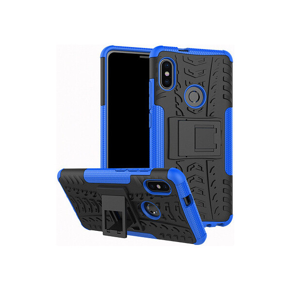 

Чехол-накладка TOTO Dazzle Kickstand 2 in 1 Case Xiaomi Mi 6x/Mi A2 Blue'