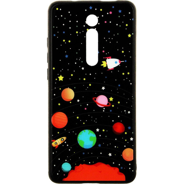 

Чехол-накладка TOTO Cartoon Print Glass Case Xiaomi Mi 9T/Mi 9T Pro/Redmi K20/K20 Pro Planets