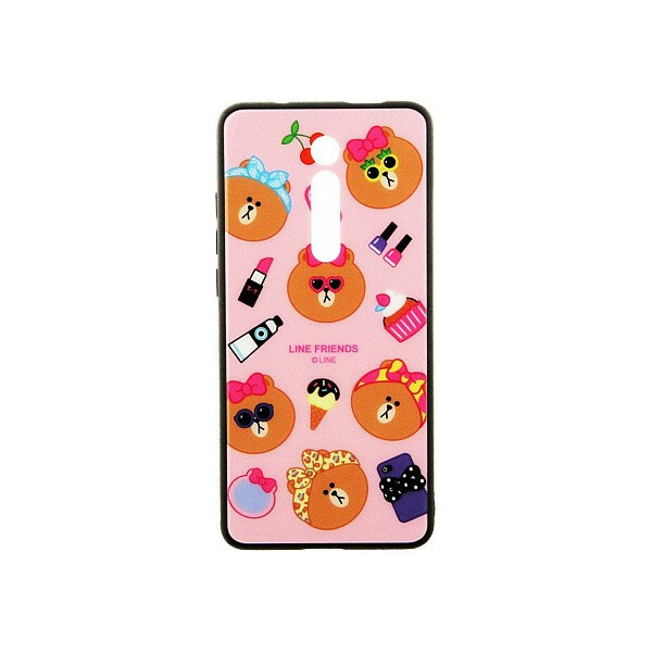 

Чехол-накладка TOTO Cartoon Print Glass Case Xiaomi Mi 9T/Mi 9T Pro/Redmi K20/K20 Pro Line friends Linc'