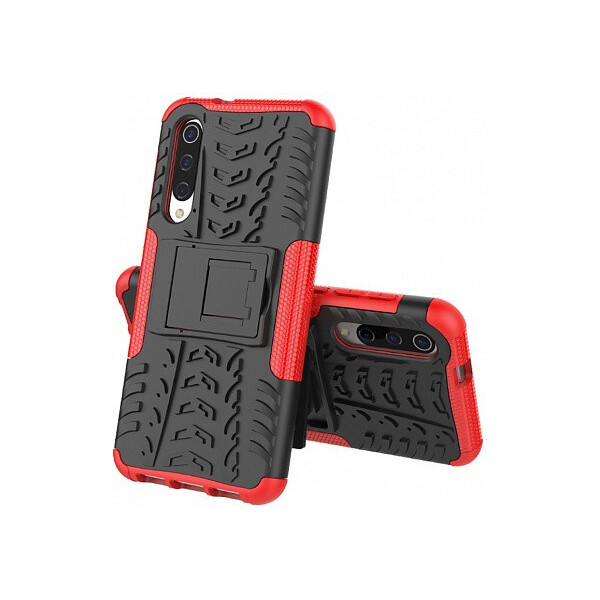 

Чехол-накладка TOTO Dazzle Kickstand 2 in 1 Case Xiaomi Mi 9 SE Red'