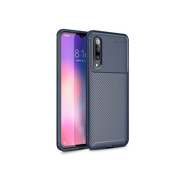 

Чехол-накладка Ipaky Carbon Fiber Series/Soft TPU Case Xiaomi Mi 9 Blue'