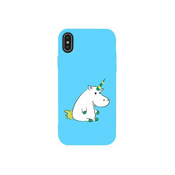 

Чехол-накладка TOTO Matt TPU 2mm Print Case Apple iPhone XS Max #1 Unicorn Circle Sky Blue'