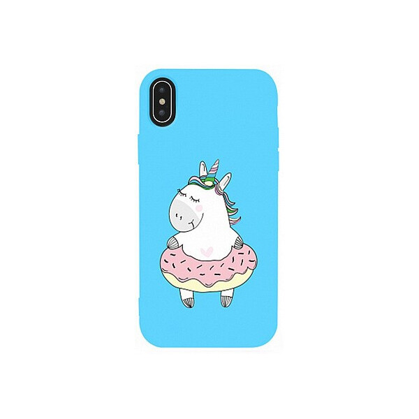 

Чехол-накладка TOTO Matt TPU 2mm Print Case Apple iPhone XS Max #3 Unicorn Donut Sky Blue'
