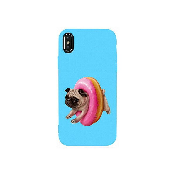 

Чехол-накладка TOTO Matt TPU 2mm Print Case Apple iPhone XS Max #34 Dog Donat Sky Blue'
