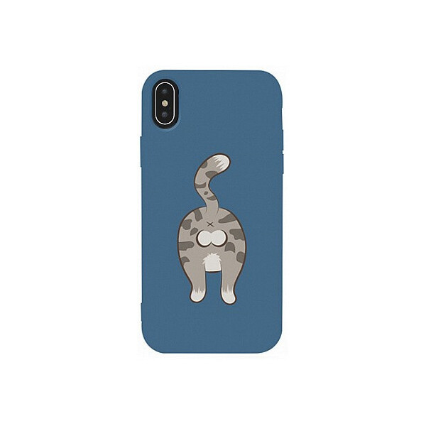 

Чехол-накладка TOTO Matt TPU 2mm Print Case Apple iPhone XS Max #62 Catzad Navy Blue'