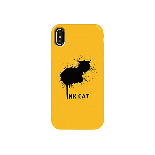 

Чехол-накладка TOTO Pure TPU 2mm Print Case Apple iPhone XS Max #48 Inkcat Yellow'