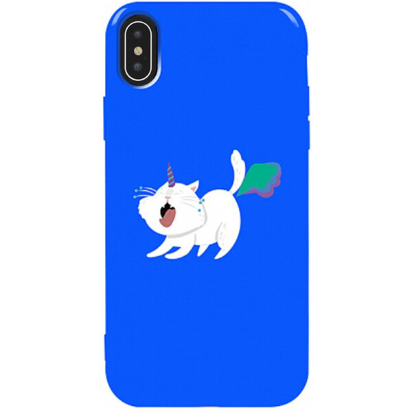 

Чехол-накладка TOTO Pure TPU 2mm Print Case Apple iPhone XS Max #6 Cat Puk Blue