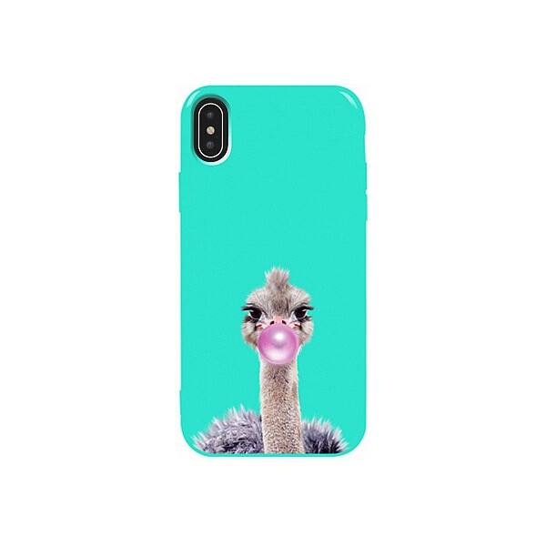 

Чехол-накладка TOTO Pure TPU 2mm Print Case Apple iPhone XS Max #38 Ostrich Gum Mint'