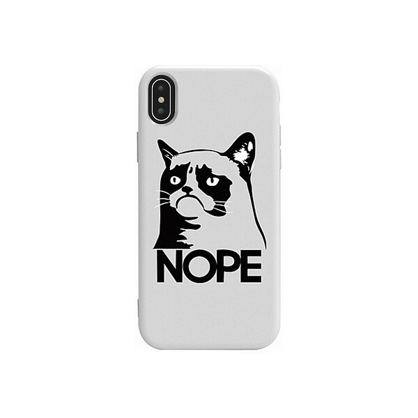

Чехол-накладка TOTO Pure TPU 2mm Print Case Apple iPhone XS Max #4 Cat Nope White'