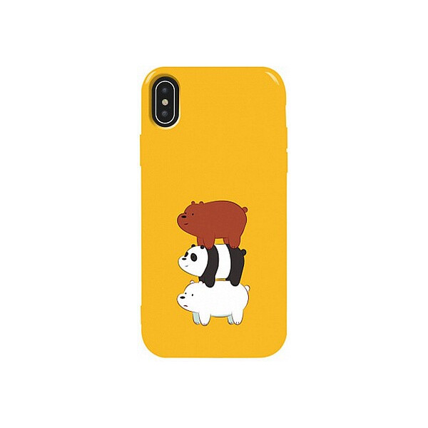 

Чехол-накладка TOTO Pure TPU 2mm Print Case Apple iPhone XS Max #13 Bears Yellow'