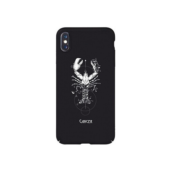 

Чехол-накладка TOTO Full PC Print Case Apple iPhone XS Max #169_Cancer Black'