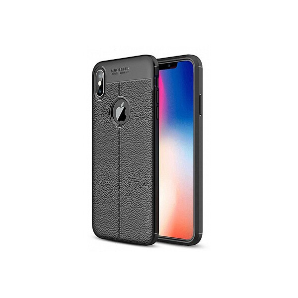 

Чехол-накладка Ipaky TPU Litchi Stria Series Case Apple iPhone XS Max Black'