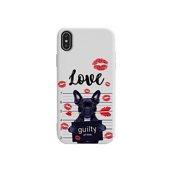 

Чехол-накладка TOTO Pure TPU 2mm Print Case Apple iPhone XS Max #39 Dog Kiss White'