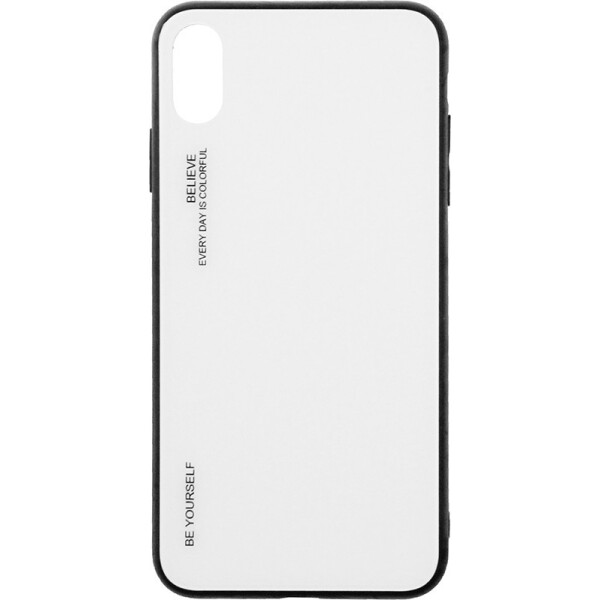 

Чехол-накладка TOTO Gradient Glass Case Apple iPhone XS Max White