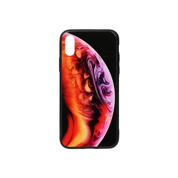 

Чехол-накладка TOTO Print Glass Space Case Apple iPhone XS Max Amethyst'