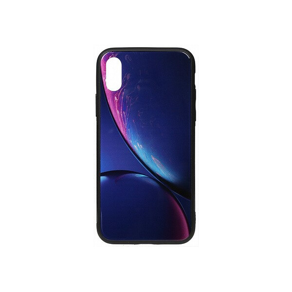 

Чехол-накладка TOTO Print Glass Space Case Apple iPhone XS Max Blue'