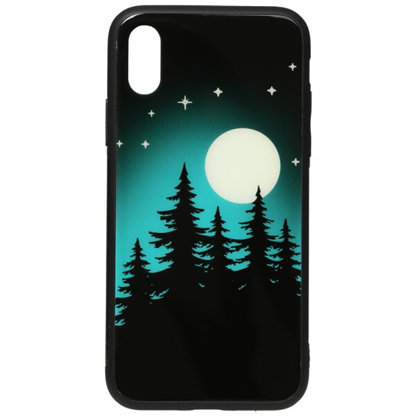 

Чехол-накладка TOTO Night Light Print Glass Case Apple iPhone XS Max Full Moon