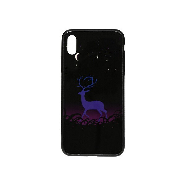 

Чехол-накладка TOTO Night Light Print Glass Case Apple iPhone XS Max Deer'