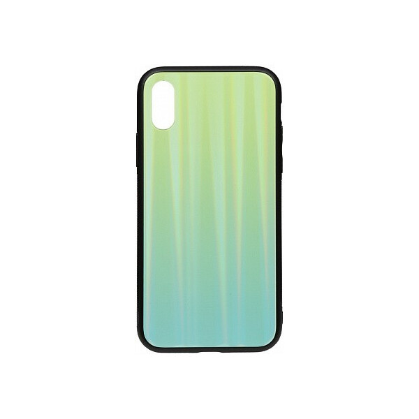 

Чехол-накладка TOTO Aurora Print Glass Case Apple iPhone XS Max Green'