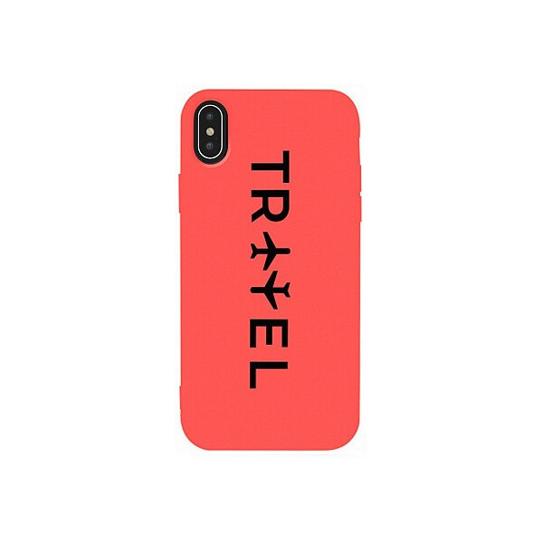 

Чехол-накладка TOTO Matt TPU 2mm Print Case Apple iPhone XS Max #45 Travel Orange'