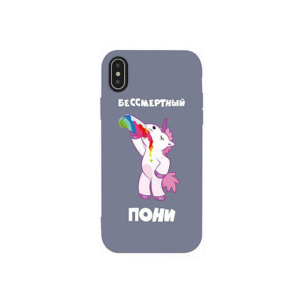 

Чехол-накладка TOTO Matt TPU 2mm Print Case Apple iPhone XS Max #20 Unicorn Drink Lavander Grey'