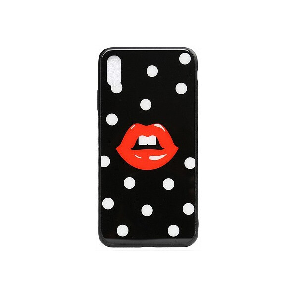 

Чехол-накладка TOTO Cartoon Print Glass Case Apple iPhone XS Max Red Lips'