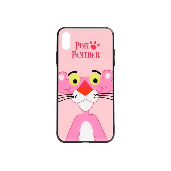 

Чехол-накладка TOTO Cartoon Print Glass Case Apple iPhone XS Max Pink Panther'