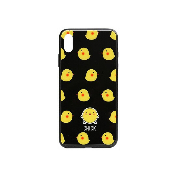 

Чехол-накладка TOTO Cartoon Print Glass Case Apple iPhone XS Max Chick'