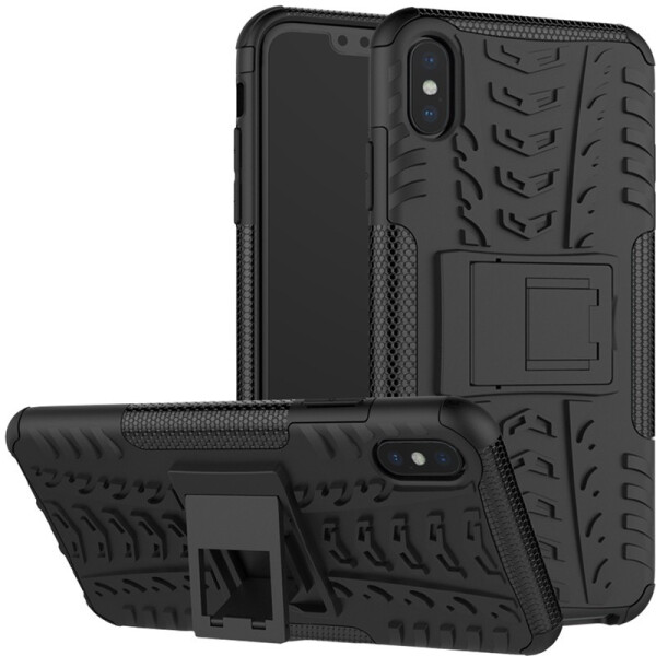 

Чехол-накладка TOTO Dazzle Kickstand 2 in 1 Case Apple iPhone XS Max Black