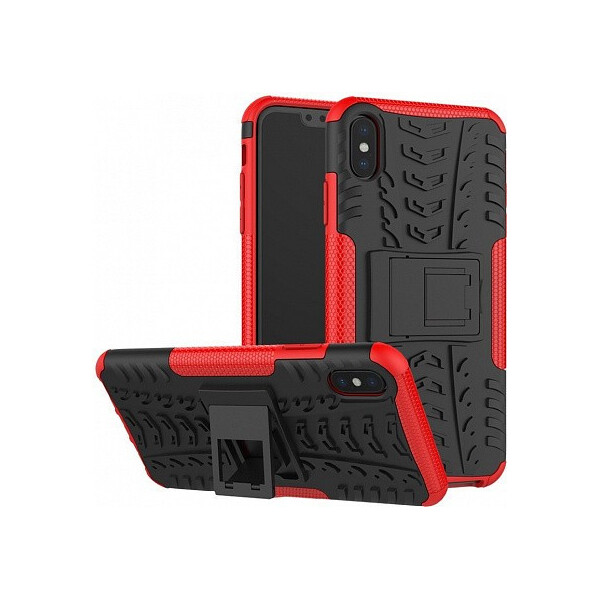 

Чехол-накладка TOTO Dazzle Kickstand 2 in 1 Case Apple iPhone XS Max Red'