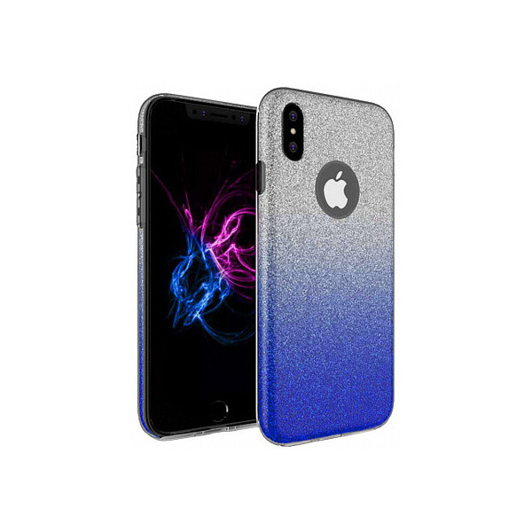 

Чехол-накладка TOTO TPU Shine Case Gradient iPhone X/Xs Blue'