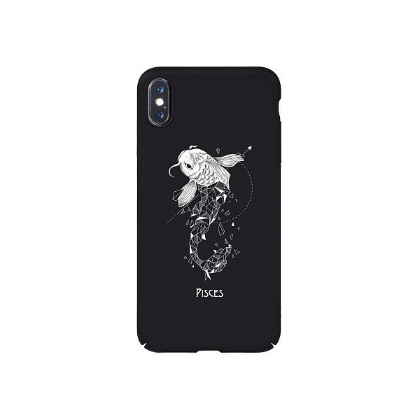 

Чехол-накладка TOTO Full PC Print Case Apple iPhone X/XS #170_Pisces Black'