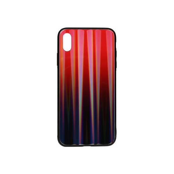 

Чехол-накладка TOTO Aurora Print Glass Case Apple iPhone X/XS Red'