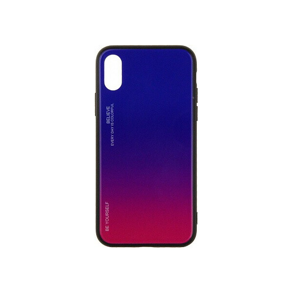 

Чехол-накладка TOTO Gradient Glass Case Apple iPhone X/XS Lilac'