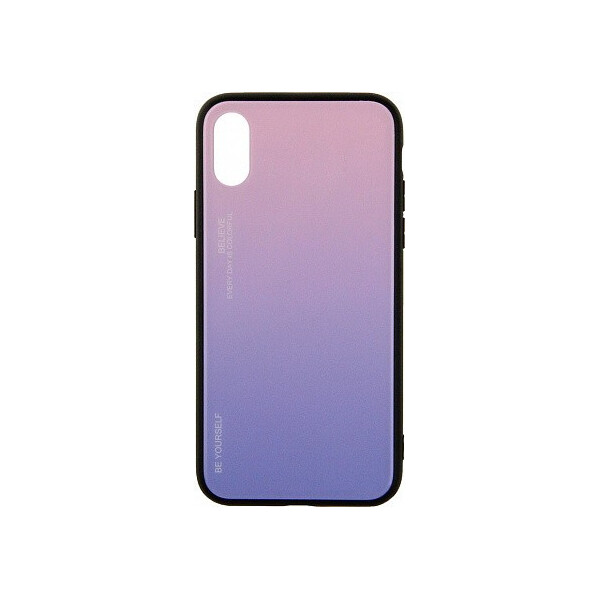 

Чехол-накладка TOTO Gradient Glass Case Apple iPhone X/XS Pink'